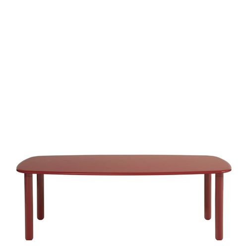 Tavolo contemporaneo - TOTTORI - DRIADE - in MDF laccato / con supporto in legno massiccio / rettangolare