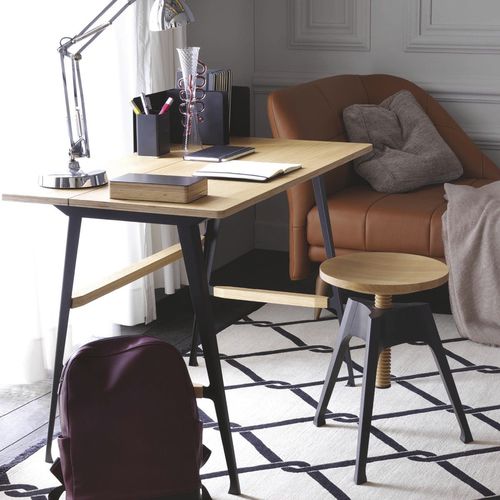 Sgabello contemporaneo - PORTABLE ATELIER - DRIADE - in faggio / con supporto in faggio / con 3 piedi