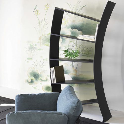 Scaffale contemporaneo - VIRGO - DRIADE - in alluminio anodizzato / nero