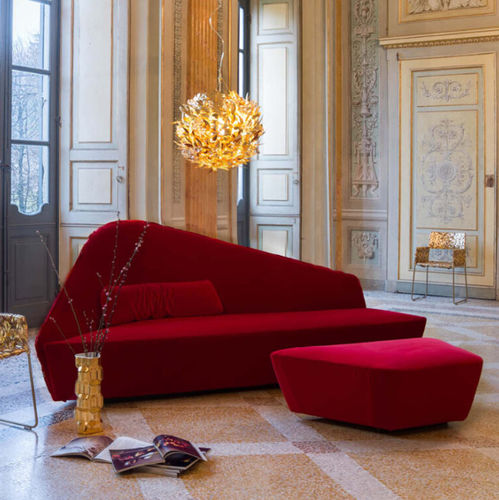 Pouf contemporaneo - VERLAINE - DRIADE - in seta / in raso / in velluto
