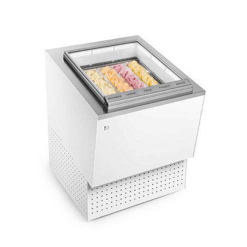 Vetrina refrigerata espositiva - XYLO PANORAMA® - IFI - per negozio / per gelato