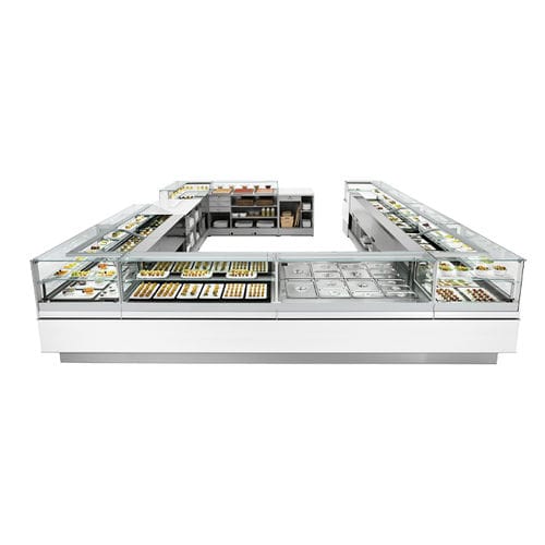 Vetrina refrigerata espositiva - MIX - IFI - per pasticceria / per panetteria / bianca