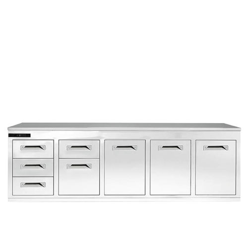 Bancone refrigerato professionale - LEADER - IFI - 3 porte / 4 porte / 9 cassetti