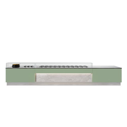 Bancone refrigerato per bar - YES 04 - IFI - per negozio / per gelato / modulare