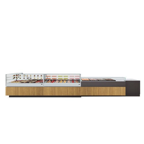 Bancone refrigerato per bar - YES 05 - IFI - per pasticceria / per negozio / professionale