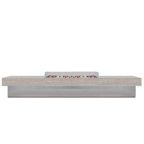 Bancone bar - YES 07 - IFI - modulare / modulare / refrigerato