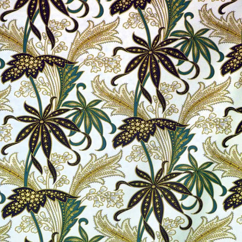 Tessuto da tappezzeria - LOUISIANNE - EDMOND PETIT - per tende / con motivi naturali / a fiori