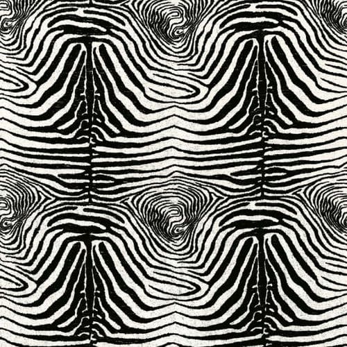 Tessuto da tappezzeria - BRAGANCE ZEBRE - EDMOND PETIT - con motivo pelle di animale / in cotone / in lino