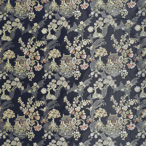 Tessuto lampasso - CHINOIS - EDMOND PETIT - da tappezzeria / per tende / a fiori