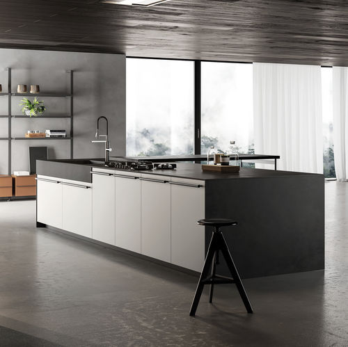 Cucina contemporanea - E1  - EFFETI INDUSTRIE - in alluminio / in Fenix NTM / in laminato