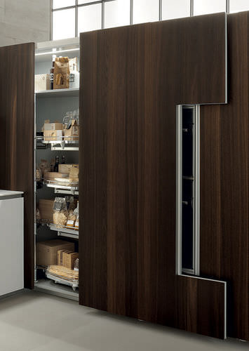 Mobile alto per cucina contemporaneo - ERNESTOMEDA - in legno