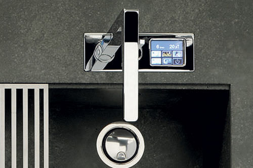 Miscelatore da appoggio - ICON - ERNESTOMEDA - elettronico / in metallo cromato / da cucina