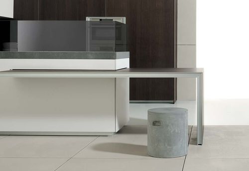 Cucina contemporanea - ICON: EVOLUTION  - ERNESTOMEDA - in legno / con isola / senza maniglie
