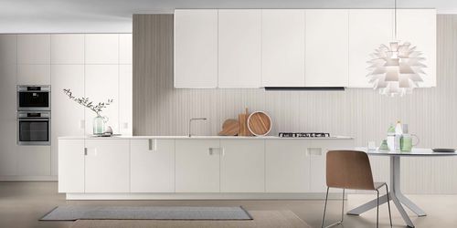 Cucina contemporanea - CARRÉ - ERNESTOMEDA - in legno / con maniglia integrata / laccata