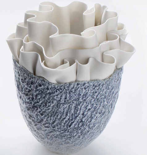 Vaso contemporaneo - AVP series - FOS CERAMICHE - in porcellana / fatto a mano