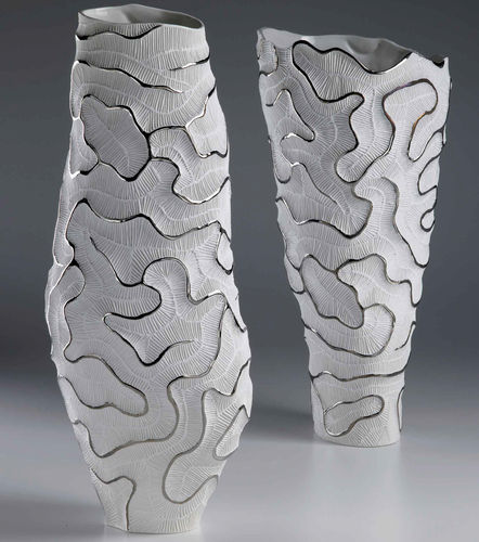 Vaso contemporaneo - FPF-12 P / FV-12 P - FOS CERAMICHE - in porcellana / fatto a mano