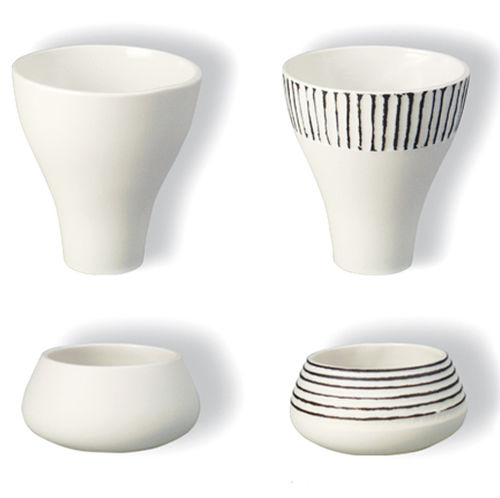 Vaso contemporaneo - VP-2001 C / VP-2001 A - FOS CERAMICHE - in porcellana