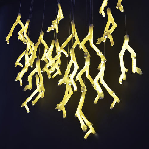 Lampada a sospensione - PHOTOGENESIS - FOS CERAMICHE - in porcellana / design originale / con cavo