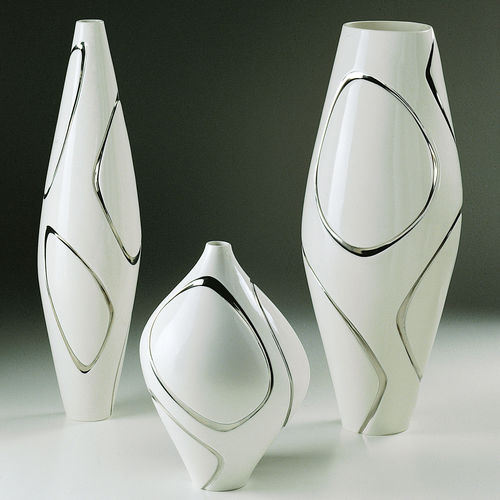 Vaso contemporaneo - BS-2003 D / B-2003 D / PF-2003 D - FOS CERAMICHE - in porcellana / fatto a mano