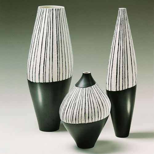 Vaso contemporaneo - PF-2003 G / B-2003 G / BS-2003 G - FOS CERAMICHE - in porcellana / fatto a mano