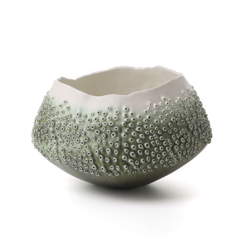Ciotola in porcellana - OCEANO GREEN  - FOS CERAMICHE - per uso contract / contemporanea / fatta a mano