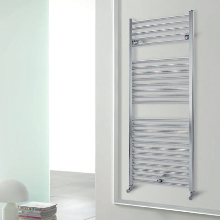 Scaldasalviette ad acqua calda - KROM - AD hoc - elettrico / 0...500 w / 501 w...750 w