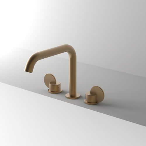 Miscelatore per lavabo - LIMON - AGAPE - da appoggio / in ottone / da bagno