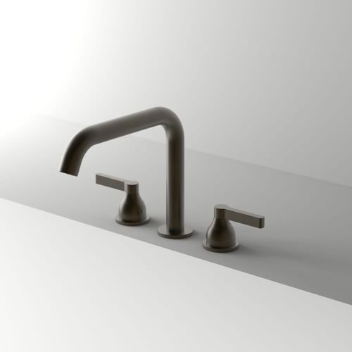 Miscelatore per lavabo - MEMORY MIX  - AGAPE - a pavimento / in ottone / da bagno