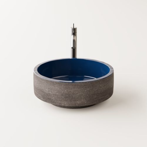 Lavabo da appoggio - Cenote - AGAPE - in laterizio / su misura / in materiale refrattario