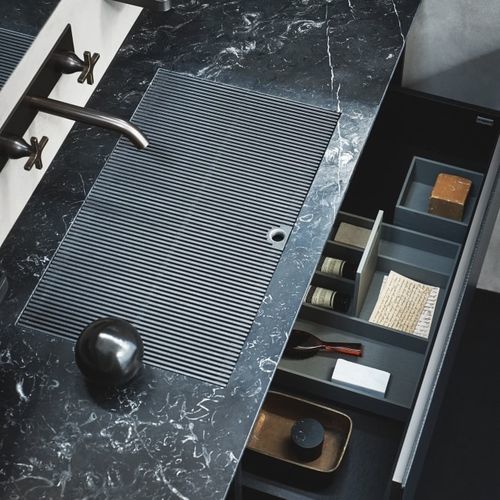 Lavabo da appoggio - Ell - AGAPE - in Solid Surface / in Corian® / in marmo