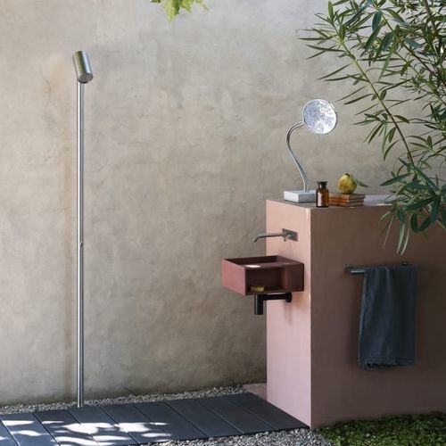 Lavabo sospeso - Handwash - AGAPE - in calcestruzzo / su misura / quadrato