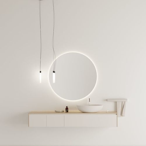 Specchio a muro - Memory - AGAPE - contemporaneo / rotondo / trasparente
