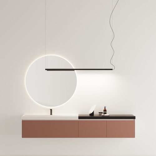 Lampada a sospensione - Dot Line - AGAPE - in alluminio / in legno / contemporanea