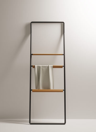 Scala portasalviette - PITCH - AGAPE - a 3 barre / da appoggio / in legno