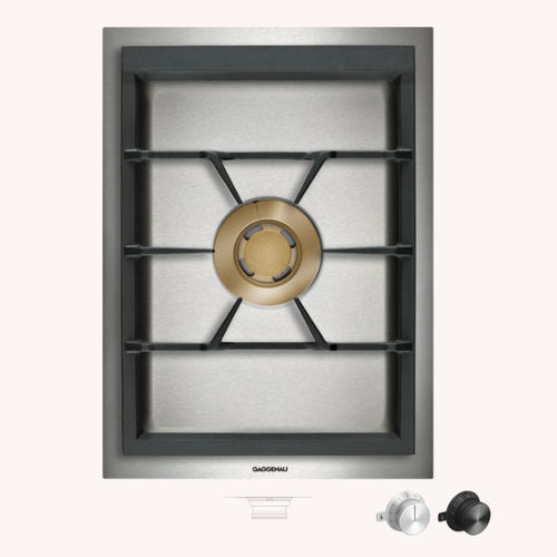 Piano cottura a gas - VG415115F - GAGGENAU - 1  fuoco / da incasso / con manopole