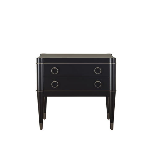 Comodino classico - MILANO : AMBRA 2 AMB 45S - GALIMBERTI NINO - in legno laccato / in legno massiccio / rettangolare