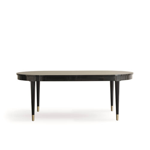 Tavolo da pranzo contemporaneo - MILANO : ZIRCONE ZIR 31A - GALIMBERTI NINO - in legno massiccio / in legno laccato / ovale