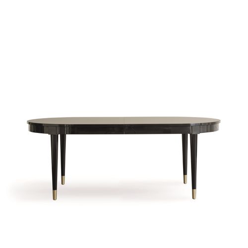 Tavolo da pranzo contemporaneo - MILANO : ZIRCONE ZIR 32B - GALIMBERTI NINO - in legno massiccio / ovale / allungabile