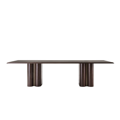 Tavolo da pranzo contemporaneo - TOMO 300 - GALIMBERTI NINO - in legno / con supporto in legno / rettangolare