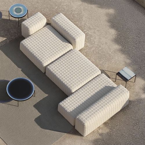 Divano modulare - ERNO - GANDIA BLASCO - contemporaneo / da esterno / idrorepellente