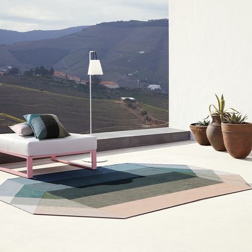 Tappeto design originale - DIAMOND - GANDIA BLASCO - a motivi / in plastica / in PET riciclato