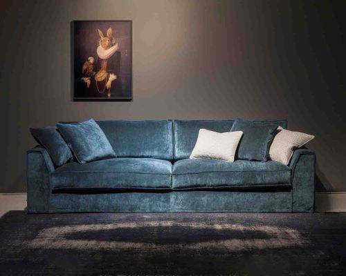Divano design - MAYFAIR - VILLEVENETE BY GATTI - in tessuto / con braccioli / con cuscino rimovibile