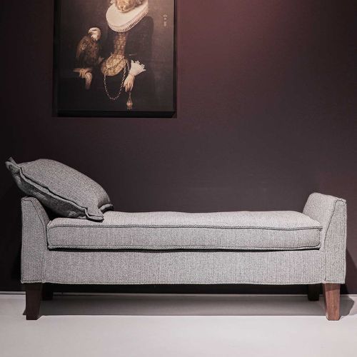 Dormeuse design - GREENWICH - VILLEVENETE BY GATTI - in tessuto / con supporto in legno / Made in Italy