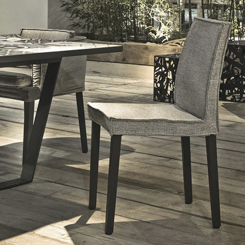 Sedia design - KEY CAY - VILLEVENETE BY GATTI - da esterno / in tessuto / con supporto in acciaio verniciato