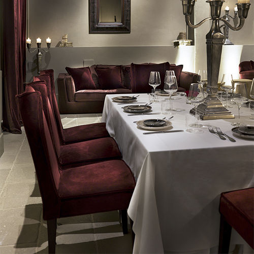 Sedia design - CIPRIANI - VILLEVENETE BY GATTI - da interno / in tessuto / con supporto in legno massiccio