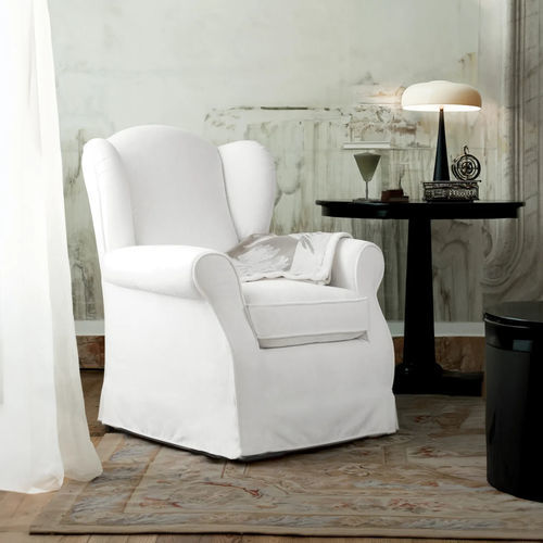 Poltrona classica - GUIZZETTA - VILLEVENETE BY GATTI - in tessuto / in legno compensato / con cuscino rimovibile