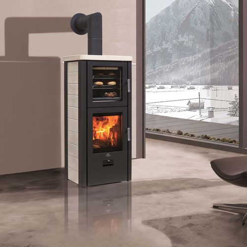 Stufa con forno - BAMBERG BF - Max Blank GmbH - a legna / a pellet / 5 kW...10 kW