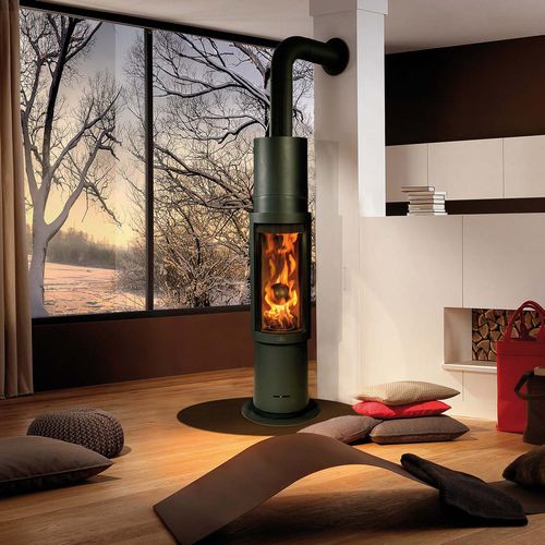 Stufa in acciaio - DIJON L - Max Blank GmbH - a legna / a pellet / 5 kW...10 kW