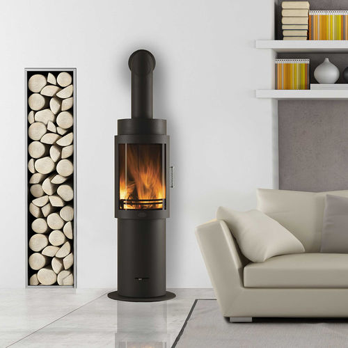 Stufa in acciaio - ORANGE S KOMBI - Max Blank GmbH - a legna / a pellet / 5 kW...10 kW