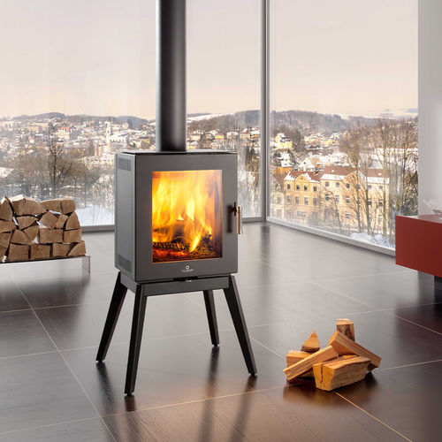 Stufa in acciaio - BONN - Max Blank GmbH - a legna / a pellet / 5 kW...10 kW
